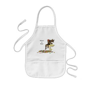 Irish Boy Fairy Op Paddestoel Kinder Pocket Schort
