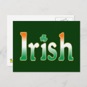 Irish Briefkaart (Voorkant / Achterkant)