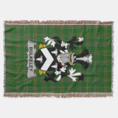Irish Bulkeley wapenschild Family Crest Ireland Deken (Voorkant)
