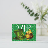 Irish Business VIP Pass Visitekaartje (Staand voorkant)