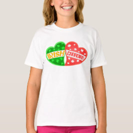 Irish Canadian St. Patrick's Day Heart T-Shirt
