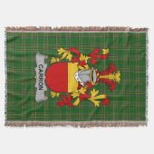 Irish Carron Coat of Arms Family Crest Ireland Deken (Voorkant)