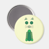 Irish Cat Magnet Magneet (Voorkant / Achterkant)