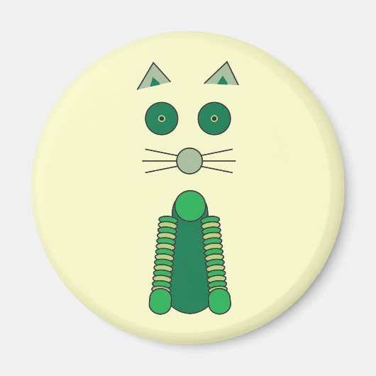 Irish Cat Magnet Magneet (Voorkant)