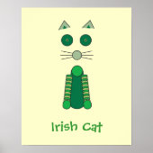 Irish Cat Poster (Voorkant)