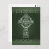 Irish Celtic Cross Briefkaart (Voorkant / Achterkant)