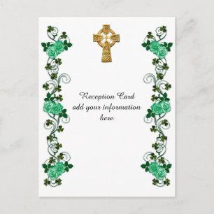 Irish Celtic Cross ontvangstkaart Briefkaart