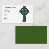 Irish Celtic Knot Cross Visitekaartje (Voorkant / Achterkant)