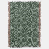 Irish Celtic Knot Throw Blanket Deken (Voorkant Verticaal)
