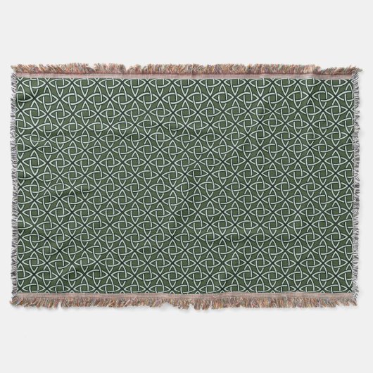 Irish Celtic Knot Throw Blanket Deken (Voorkant)