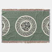 Irish Celtic Knot Throw Blanket Deken (Voorkant)