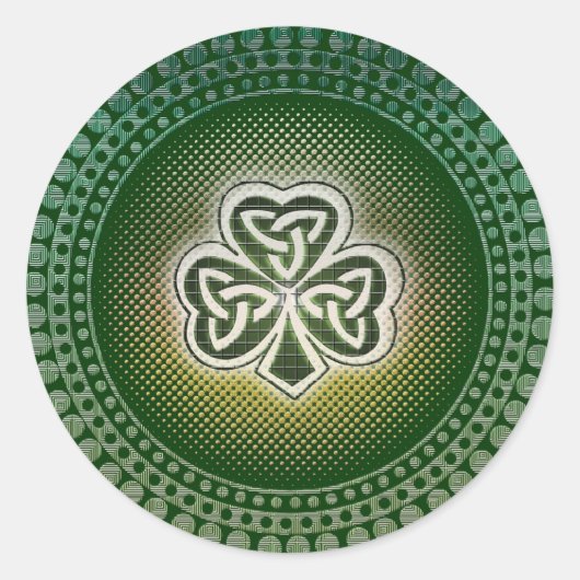 Irish celtic shamrocks stickers (Voorkant)
