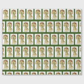 Irish Celtic Trinity Knot Angel Cadeaupapier (Vlak)