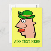 Irish Channel Head Briefkaart (Voorkant / Achterkant)