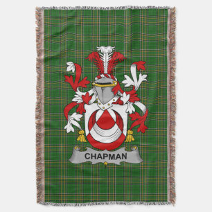 Irish Chapman wapenschild Family Crest Ireland Deken