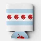 Irish Chicago Flag Blikjeskoeler (Achterkant)