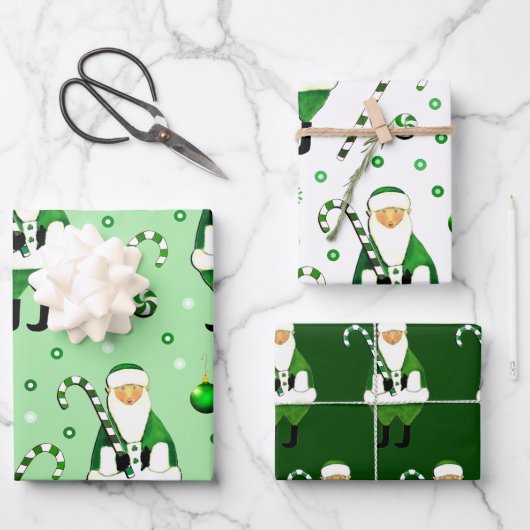 Irish Christmas Gift Wrapping Paper Sheets (Voorkant)