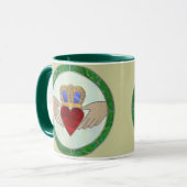 Irish Claddagh Mok (Voorkant links)