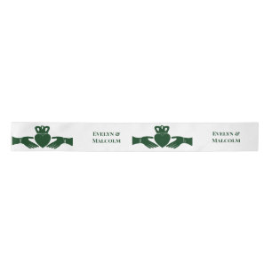 Irish Claddagh Ring Simple Graphic Green Wedding Lint