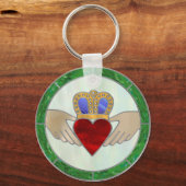 Irish Claddagh Sleutelhanger (Voorkant)
