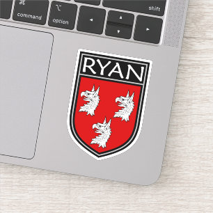 Irish Clan Crest - Ryan Sticker