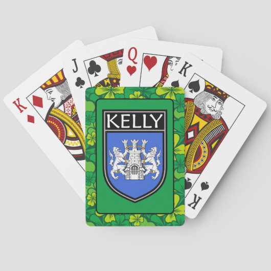 Irish Clan Kelly Pokerkaarten (Achterkant)