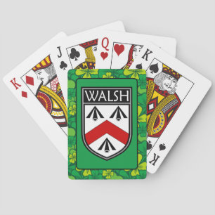 Irish Clan Walsh Pokerkaarten