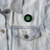 Irish Clover and Trinity Knot Charm Button (In situ)