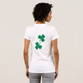 Irish Clover Dames Jersey T-shirt (Achterkant volledig)