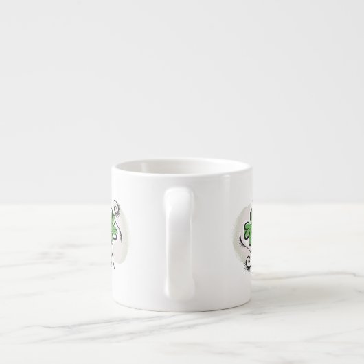 Irish Clover Espresso Kop (Achterkant)