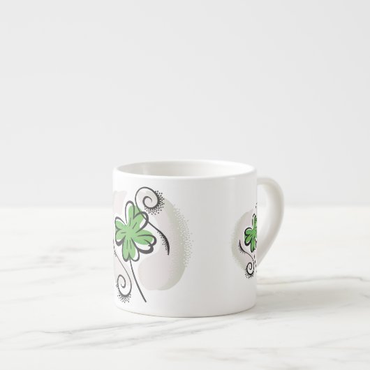 Irish Clover Espresso Kop (Voorkant rechts)