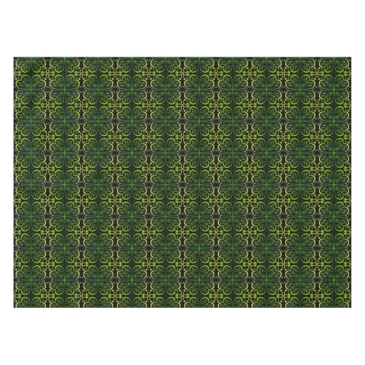 Irish Clover Pattern Tafelkleed (Voorkant (Horizontaal))