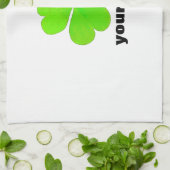 ~Irish Clover~ TOWEL, AANGEPAST HET! Theedoek (Gevouwen)