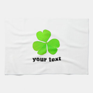 ~Irish Clover~ TOWEL, AANGEPAST HET! Theedoek