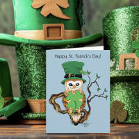 Irish Clovers Uil Groen