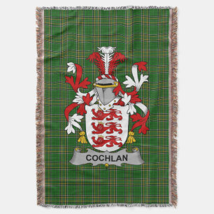 Irish Cochlan of McCoughlan Wapen familie C Deken