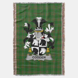 Irish Codden of McCodden familiewapen Deken