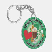 Irish Coffee Aficionado Sleutelhanger (Voorkant Links)