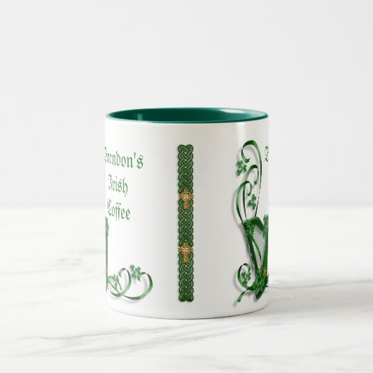 Irish Coffee mok Personalized celtic (Center)