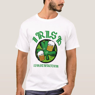 Irish Construction Front T-shirt