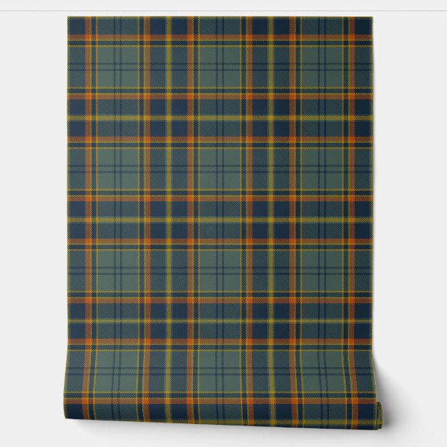 Irish County Antrim Tartan Plaid Behang (Afrollen)