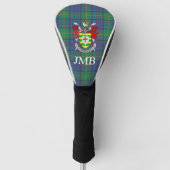 Irish County Donegal Tartan Monogram Golfheadcover (Voorkant)