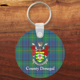 Irish County Donegal Tartan op maat Sleutelhanger
