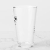 Irish County Dublin Ireland Personalized Text Glas (Links)