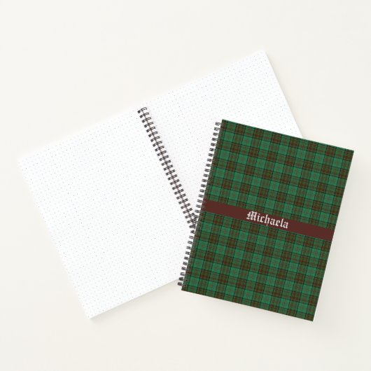 Irish County Dublin Tartan Notitieboek (Binnen)