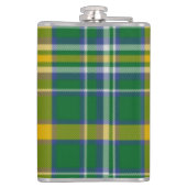 Irish County Kerry Tartan & Crest Heupfles (Achterkant)