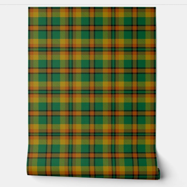 Irish County Londonderry Tartan Plaid Behang (Afrollen)