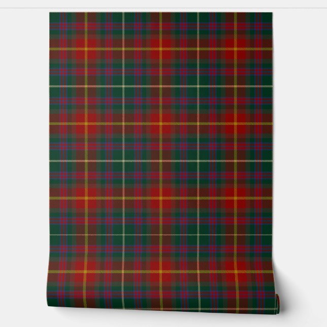 Irish County Meath Tartan Plaid Behang (Afrollen)