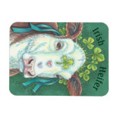 Irish Cow ST. PATRICK'S DAY FARM MAGNET *Personnal (Horizontal)