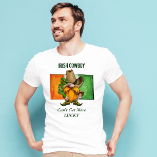 Irish Cowboy Gnome Lucky T-Shirt
